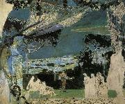 Mikhail Vrubel Italy.A.Night in Naples oil on canvas